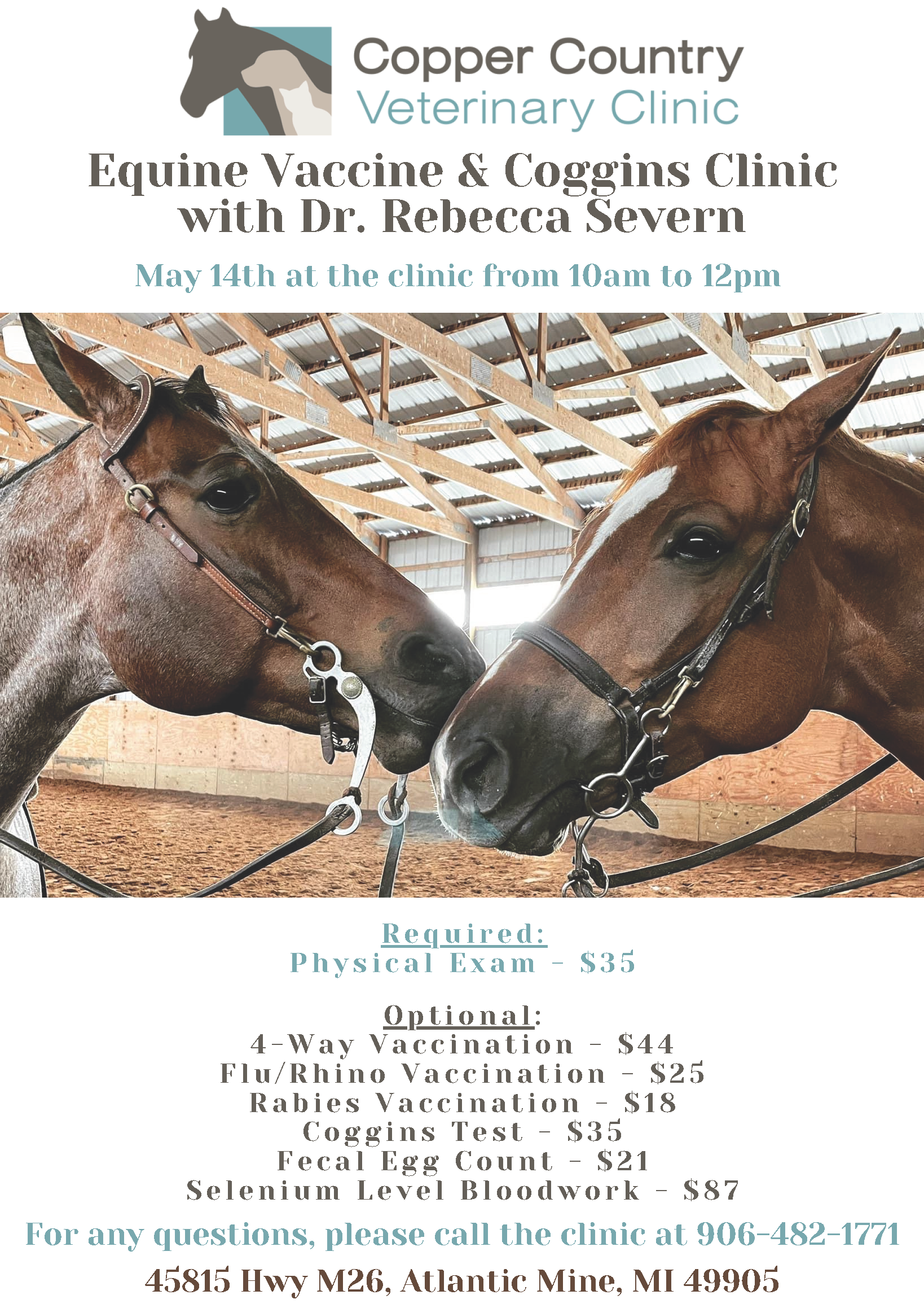 Equine Vaccine Clinic Flyer